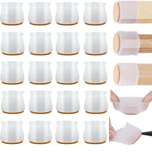 Silicone Chair Leg Floor Protectors- pack of 20